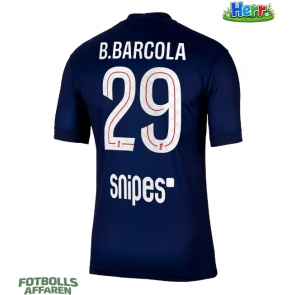 Paris Saint-Germain Bradley Barcola #29 Hemmatröja 2025-26 Kortärmad
